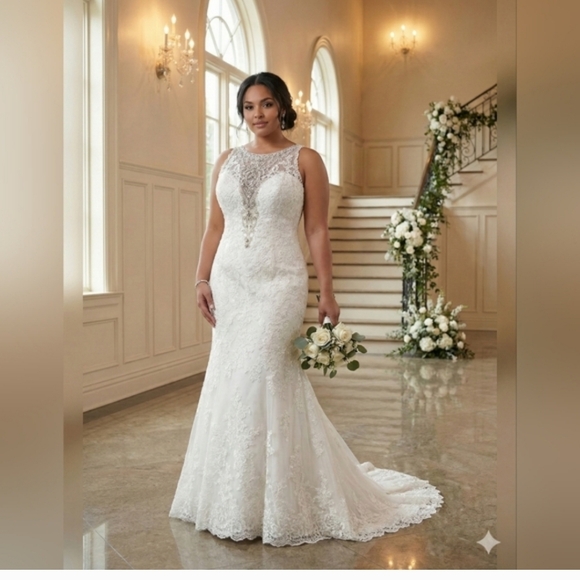 Mon Cheri Dresses & Skirts - David Tutera By Mon Cheri Athena Wedding Gown